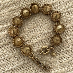 Super cool Jenna Lyons Era J Crew Gold Tone Bracelet!
